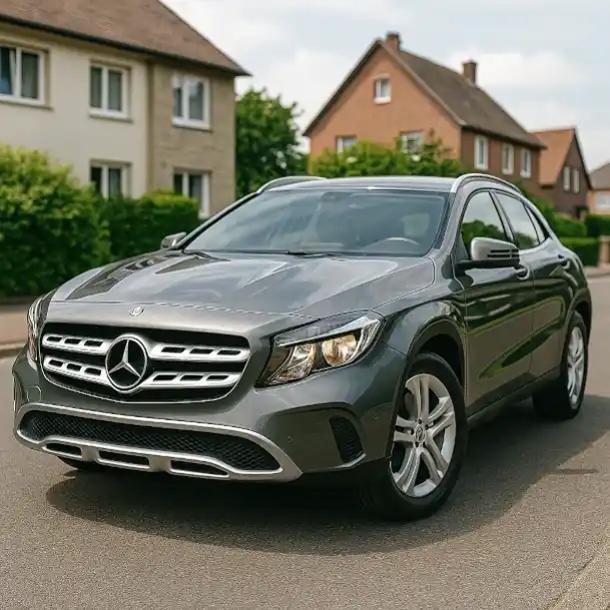 Ein gebrauchtes Mittelklasse-Auto, das im Rahmen des Autoankaufs in Elmshorn bewertet wird.